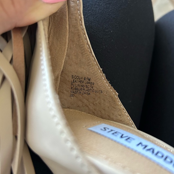 💰PRICE DROP ⬇️ 
STEVE MADDEN • Tan Fringed High Heel Sandal • 6.5M • - Picture 5 of 8
